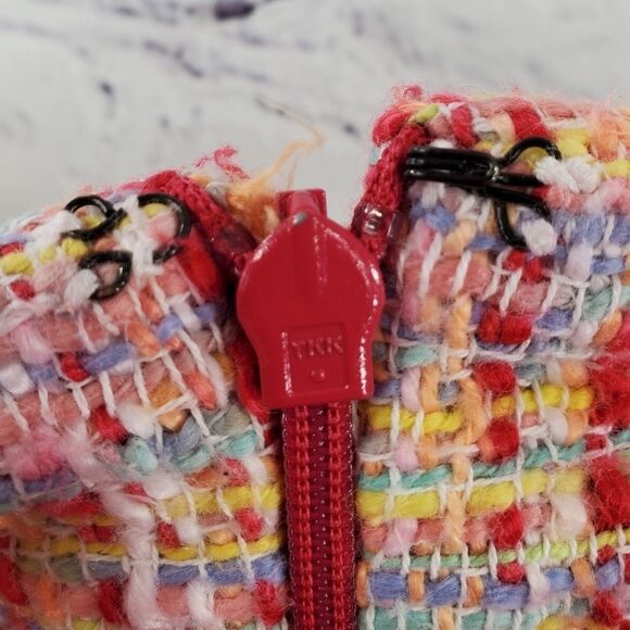 🔸️Merona Pink & Multicolored Twill Skirt w/Pockets Size 6 - Picture 7 of 10